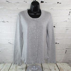 Tommy Hilfiger Ruffled Cardigan Sweater